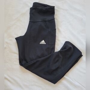 Adidas aeroready black running capri legging XS